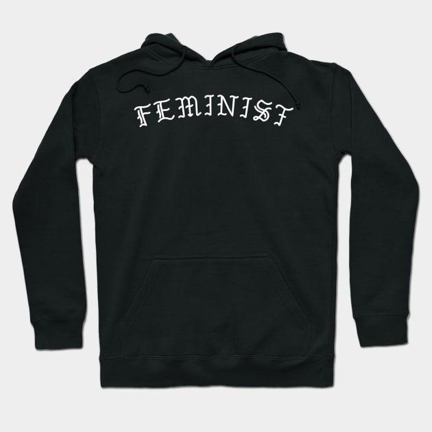 Feminist Tattoo Hoodie by Blister